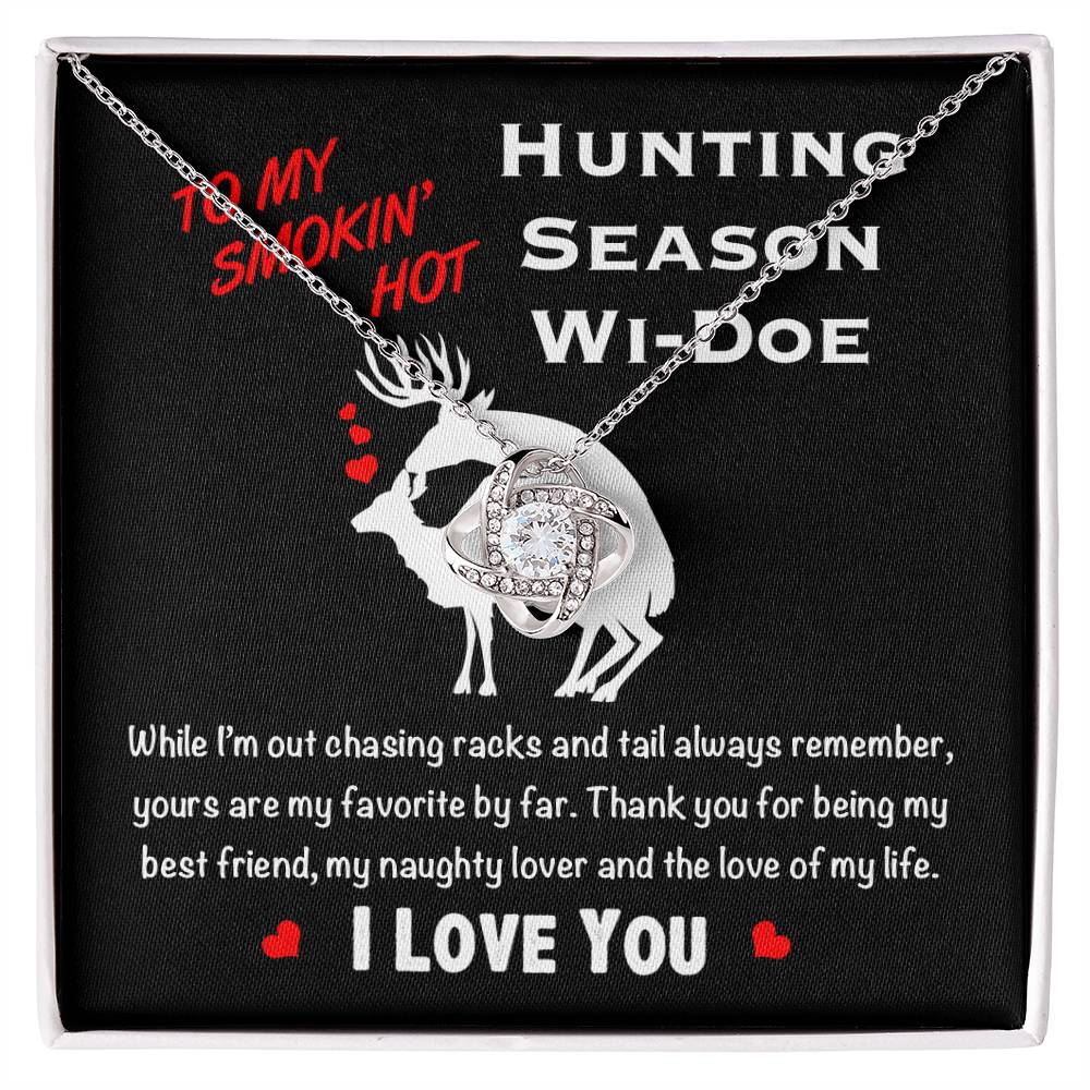 Smokin' Hot Hunting Season Wi-Doe Forever Love Necklace