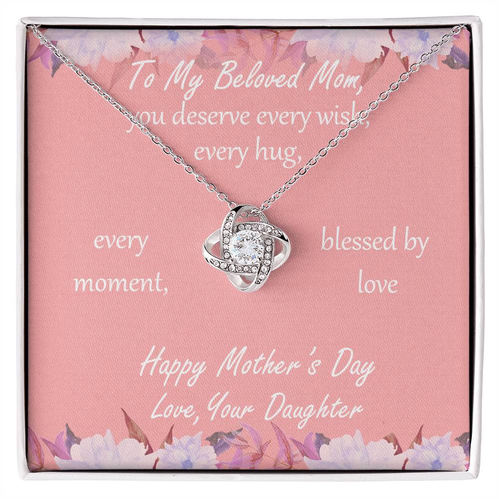 "Every Moment" - Personalised Mother's Day Bangle -  To Beloved My Mom