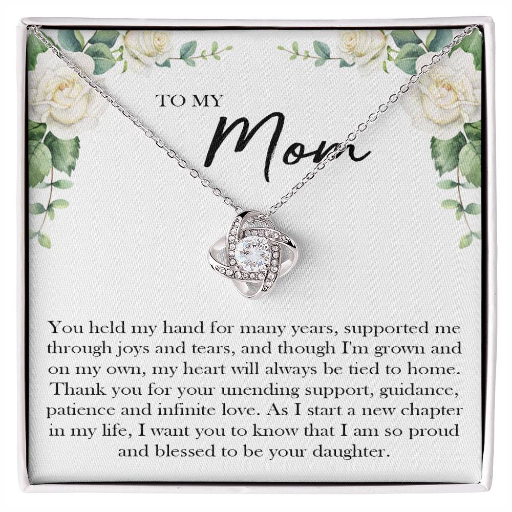 Mother of the Bride Gift From Daughter, to My Mom Necklace, Mother Daughter Necklace, Mom Birthday Gift