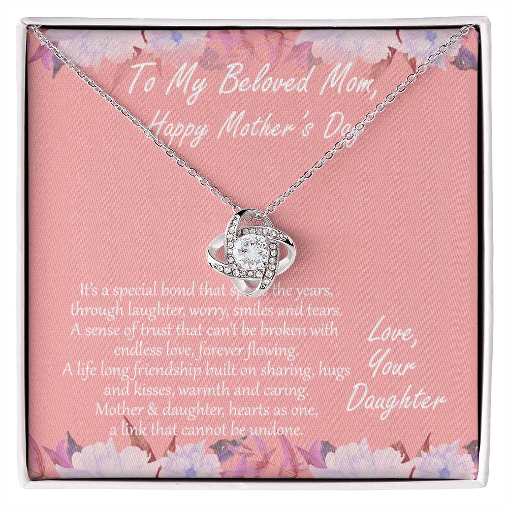 "Special Bond" - Mother's Day Necklace -  To My Loving Mom – Happy Mother’s Day