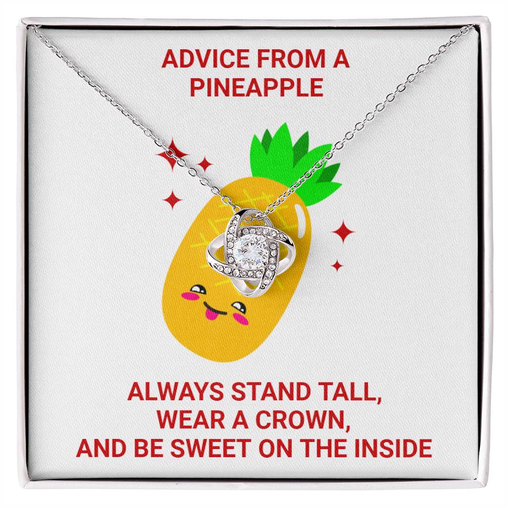 Advice From a Pineapple Sparkling Necklace