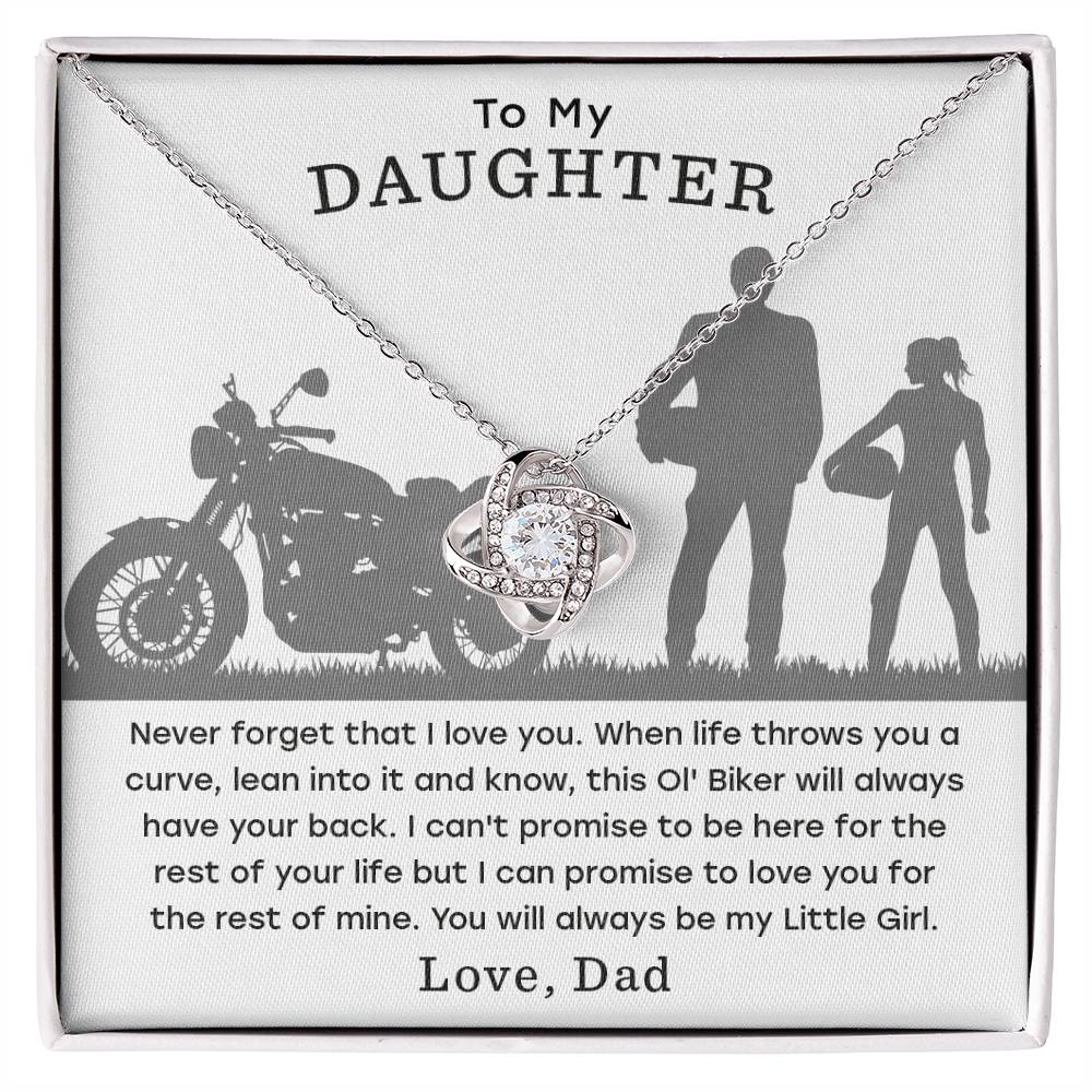 (Almost Gone - Limited Stock) to My Daughter - Love, Dad - Necklace - With Love on Your Birthday