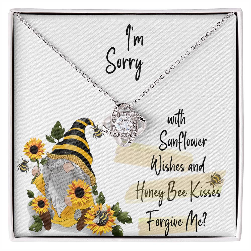 Forgive Me Gift, I'm Sorry Love Knot Necklace