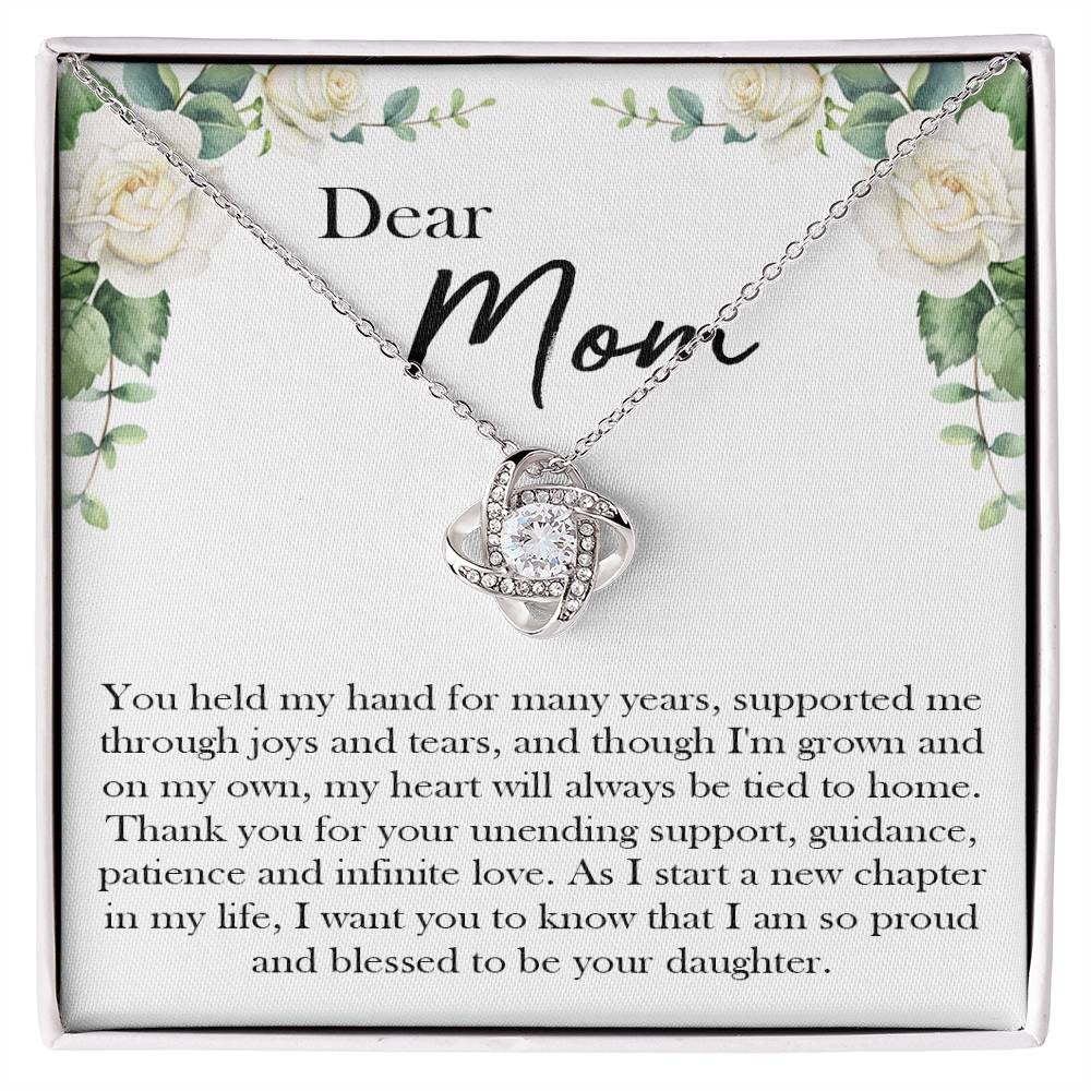 Mother of the Bride Gift From Daughter, to My Mom Necklace, Mother Daughter Necklace, Mom Birthday Gift