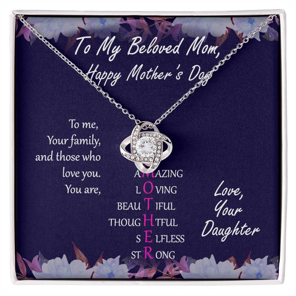 "Mother" Mother's Day Necklace -  To Love For Mom