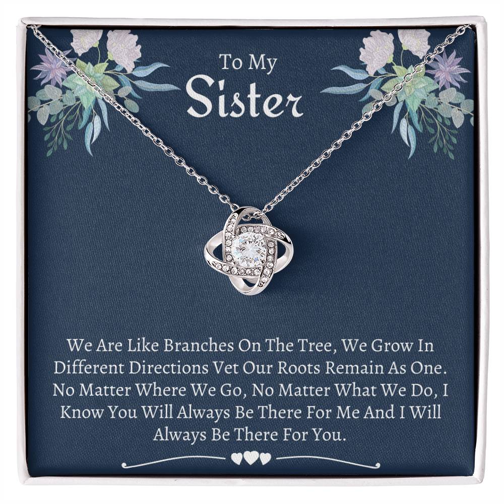 Gift for Sister - No matter where we go, our bond will always remain strong. Wishing you joy and happiness on Christmas