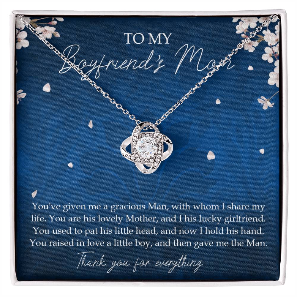 To my Boyfriend's Mom - Thank you for everything Necklace