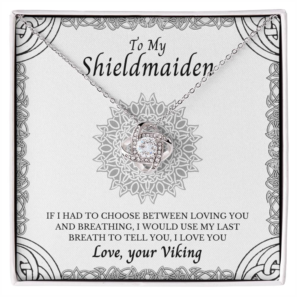(Almost Gone) Celtic Love Knot Shieldmaiden - Viking Inspired Love Gift for Her