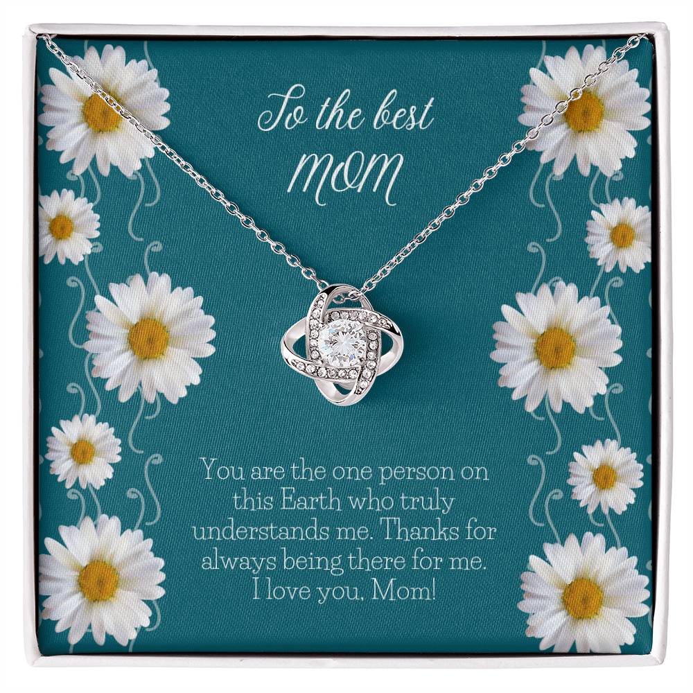 "Daisies" Love Knot Necklace for Mothers' Day - Gift For Mother A Special Thing