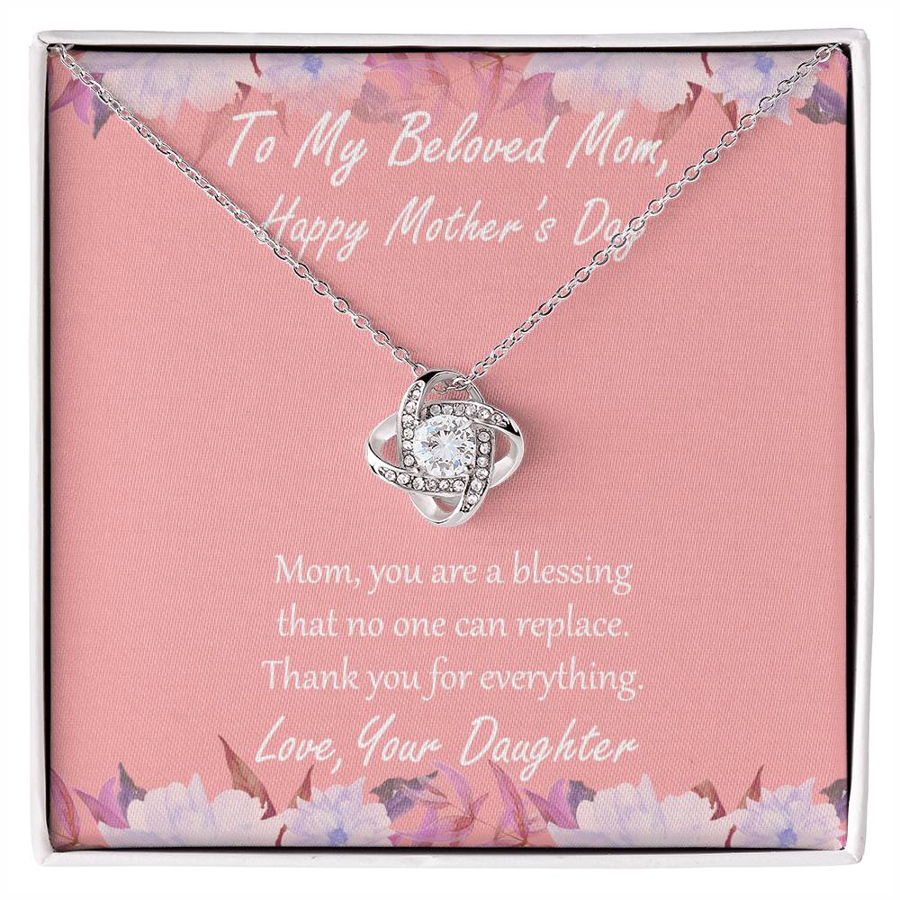 "You Are a Blessing" - Mother's Day Necklace - To My Precious Mom - Forever Grateful To My Mom