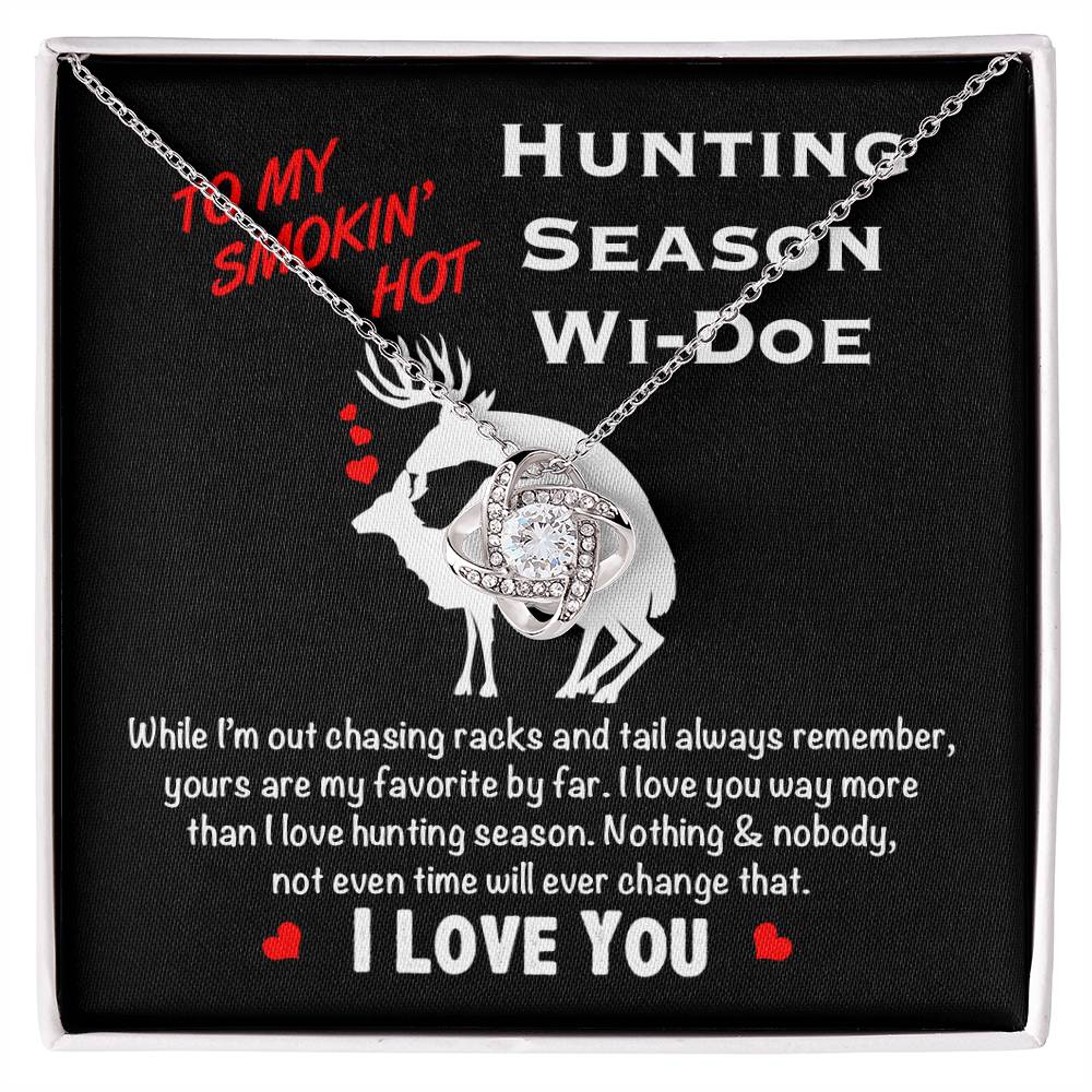Smokin' Hot Hunting Season Wi-Doe Forever Love Necklace