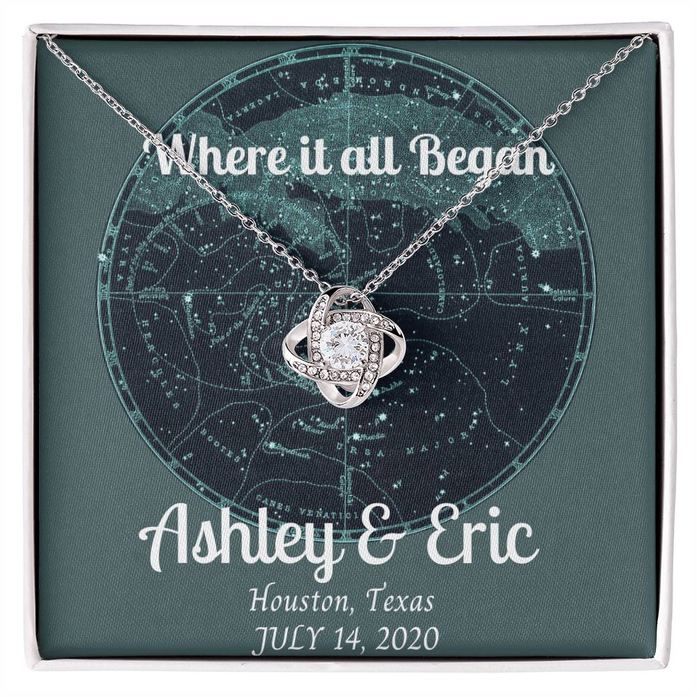Stars Anniversary Gift – Our journey started here and will last forever - Wedding Day