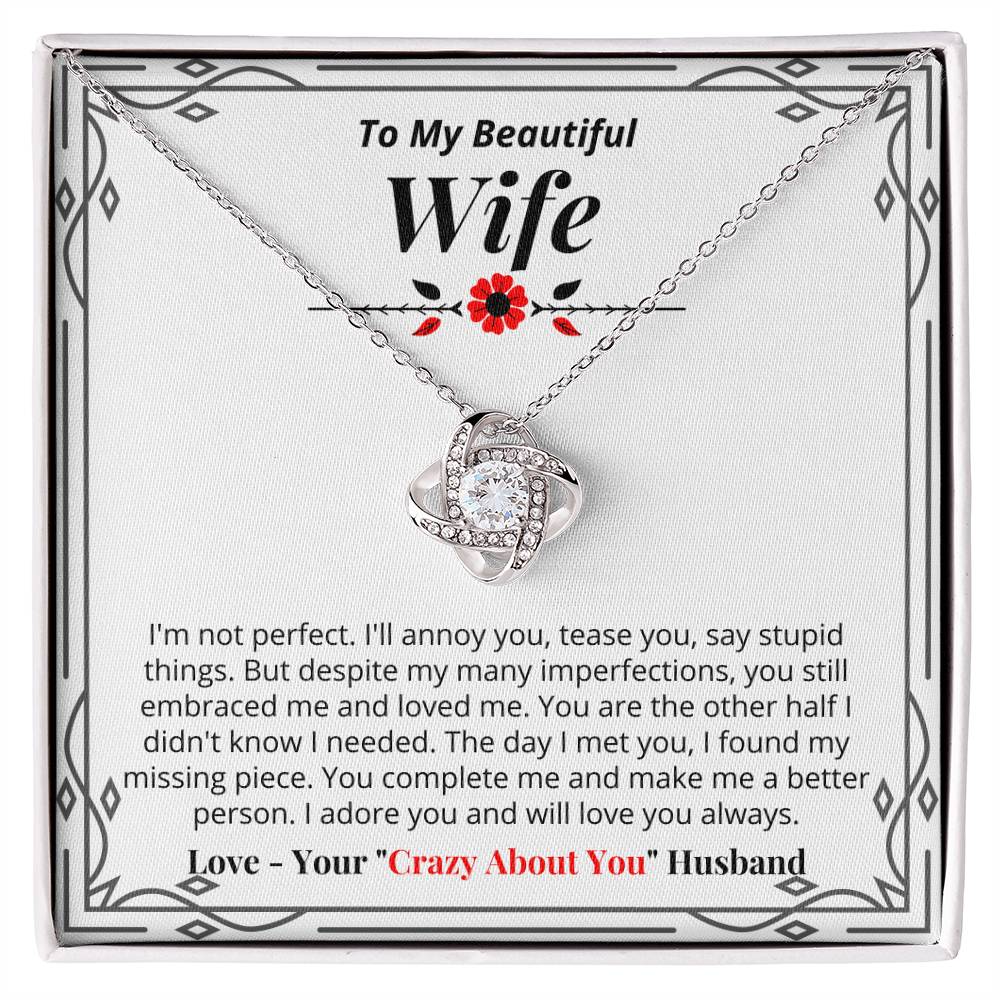 To My Wife - You Complete Me - Necklace