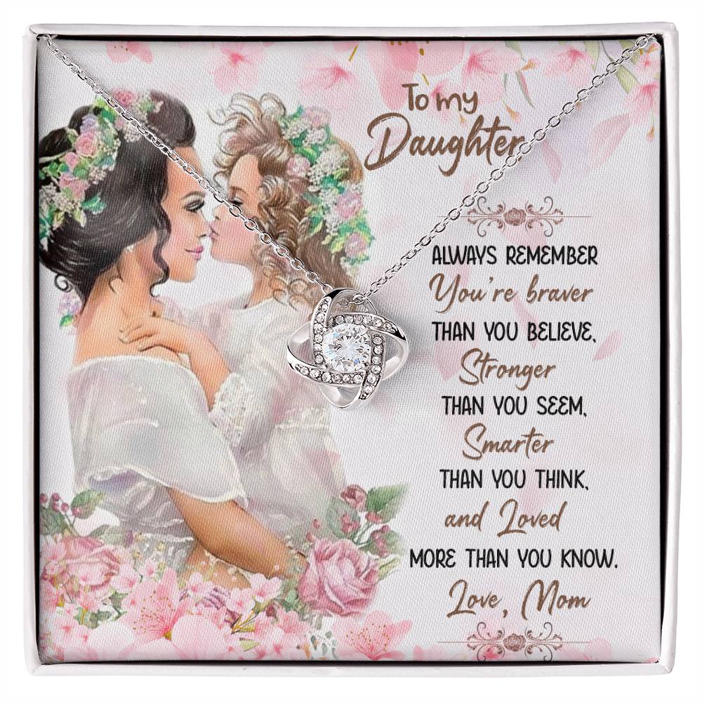 To My Daughter Necklace – Forever my pride and joy - Christmas