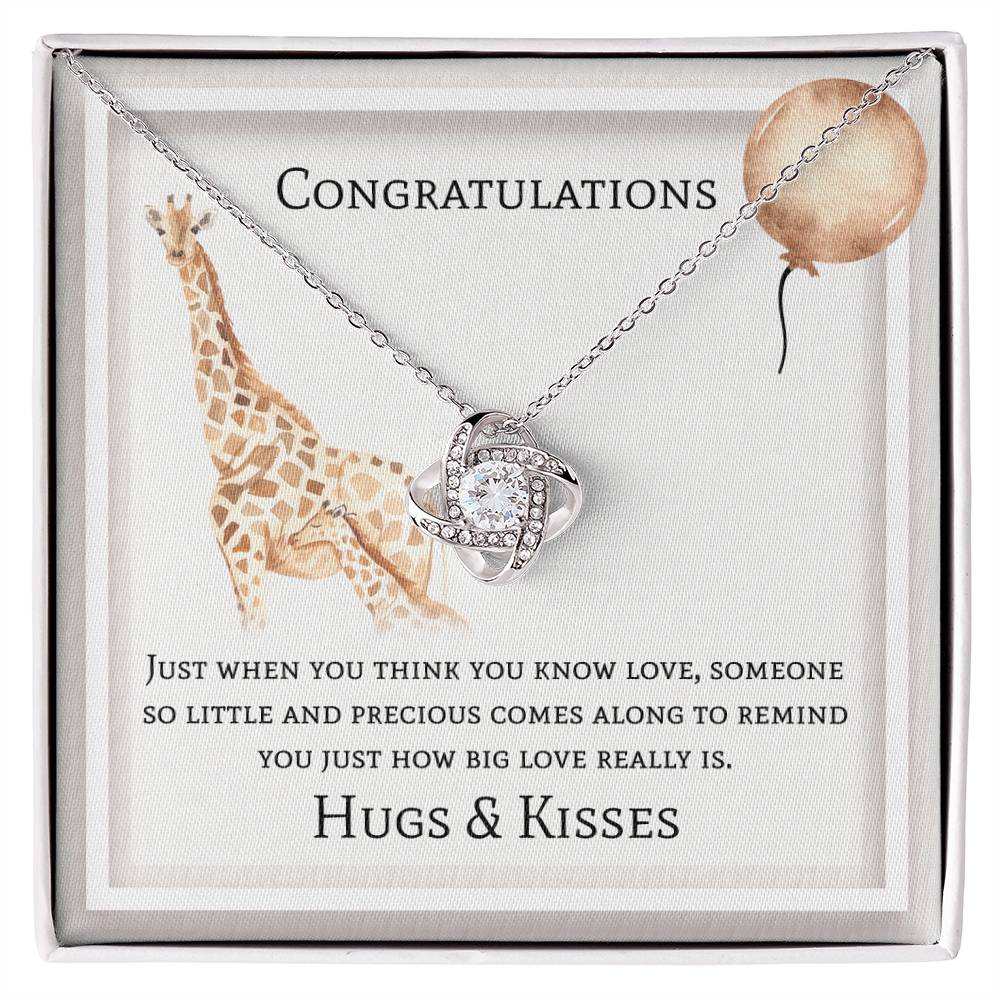 Baby Shower Gift Fro Expecting Mom...love Knot Just When You Know