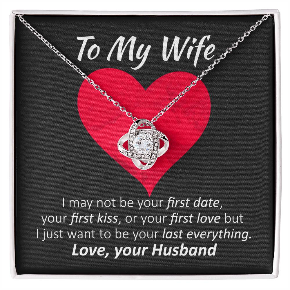 (Premium) Love Knot Necklace | Personalized Gift for Your Loving Wife! ❤️