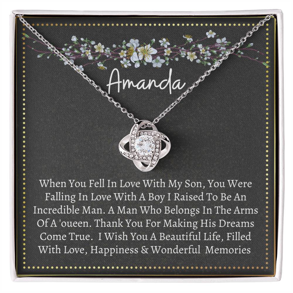 Gift for Son's Girlfriend – Thank you for making his dreams come true on the  Anniversary