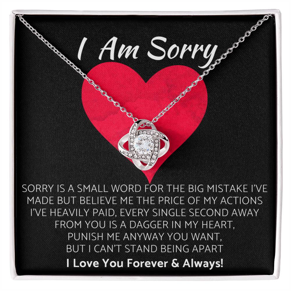 (Premium) Love Knot Necklace | I Am Sorry Gift for Your Love! ❤️