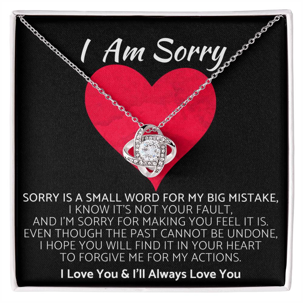 (Premium) Love Knot Necklace | I Am Sorry Gift for Your Love! ❤️