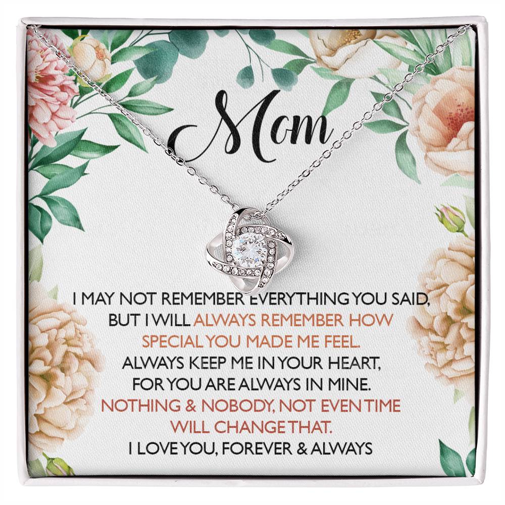(Almost Gone!) Mother's Day Gift - Keep Me In Your Heart  - Special Mother’s Day Jewelry