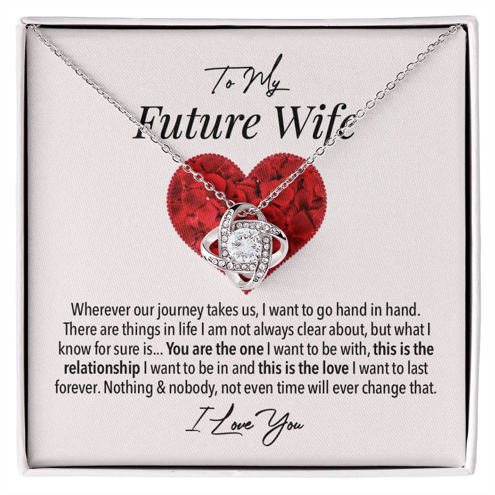 Future Wife Forever Love Necklace - You Made Me Perfect on Valentine’s Day