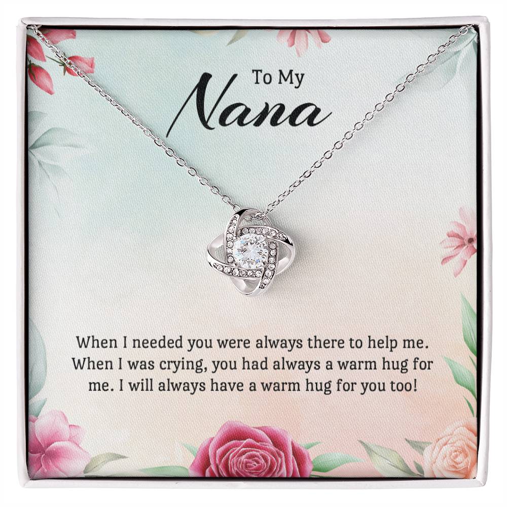 Love Knot Necklace For Nana - A Hug in Every Moment on New Year