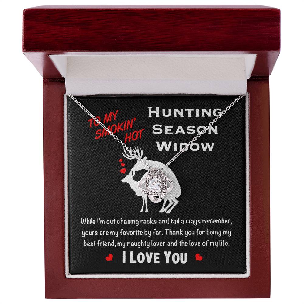 Smokin' Hot Hunting Season Widow Forever Love Necklace