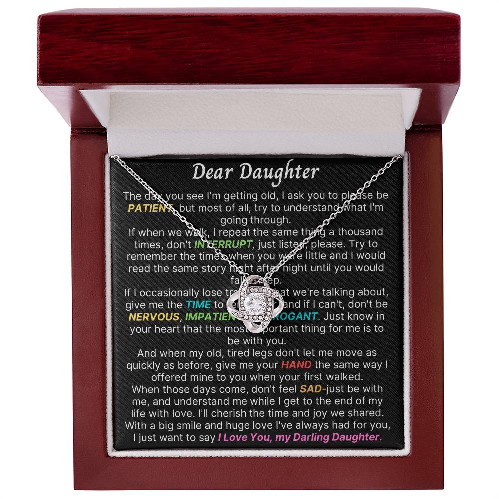 DEAR DARLING DAUGHTER LOVE NECKLACE