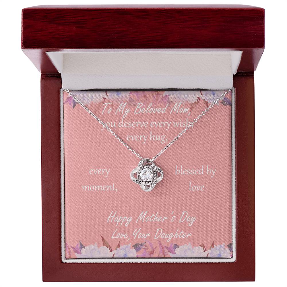 "Every Moment" - Personalised Mother's Day Bangle -  To Beloved My Mom