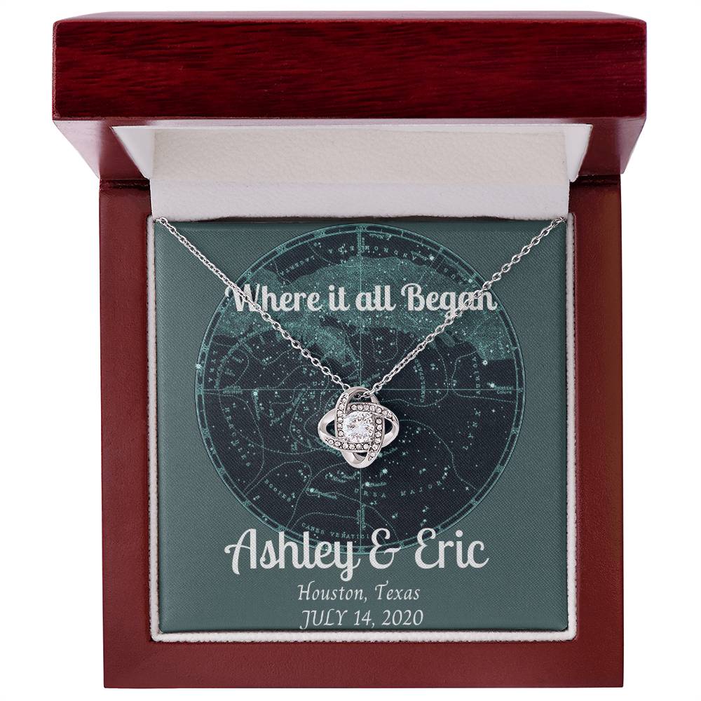 Stars Anniversary Gift – Our journey started here and will last forever - Wedding Day