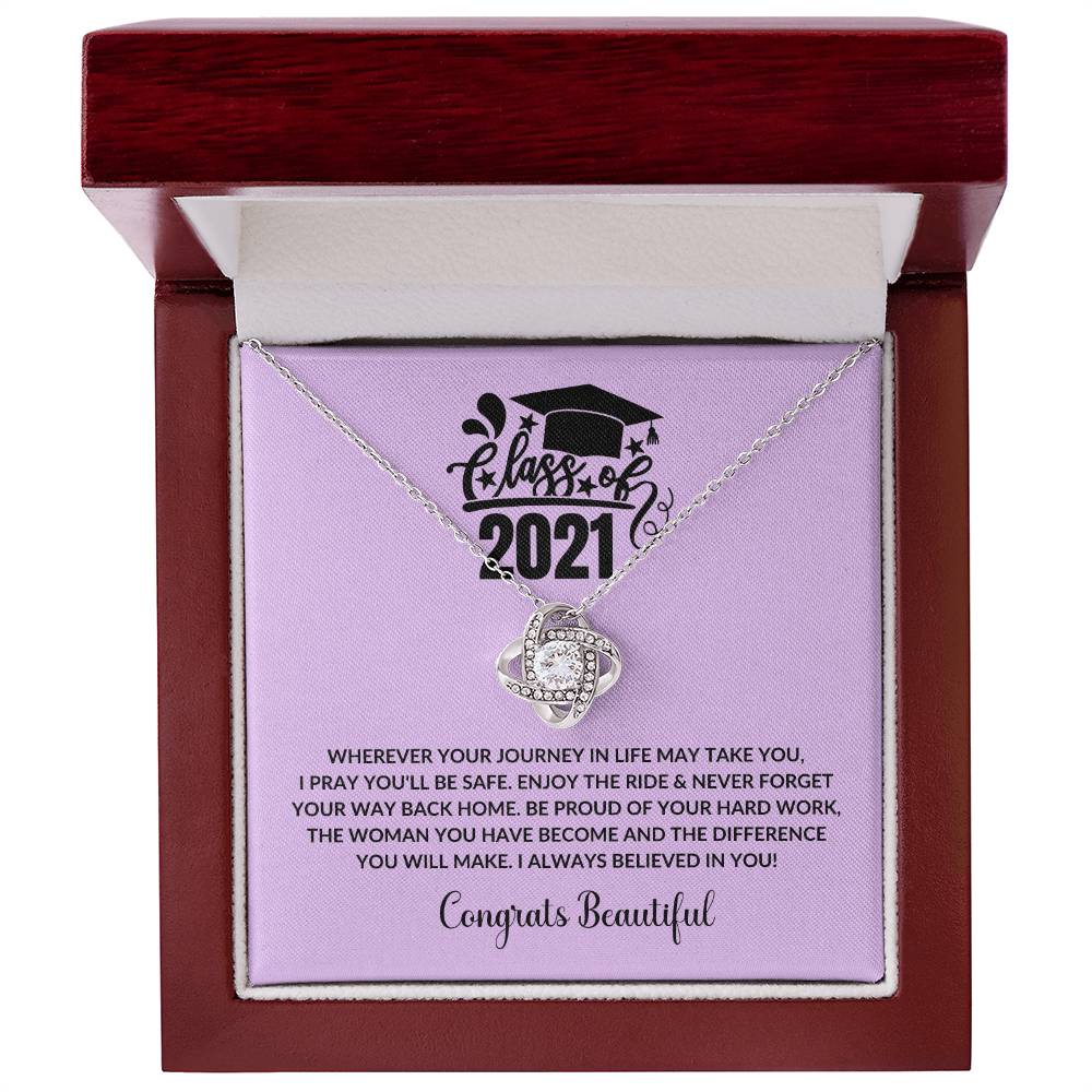 (Almost Gone) Class of 2021 - Graduation Necklace - Congrats Graduate Necklace Gift