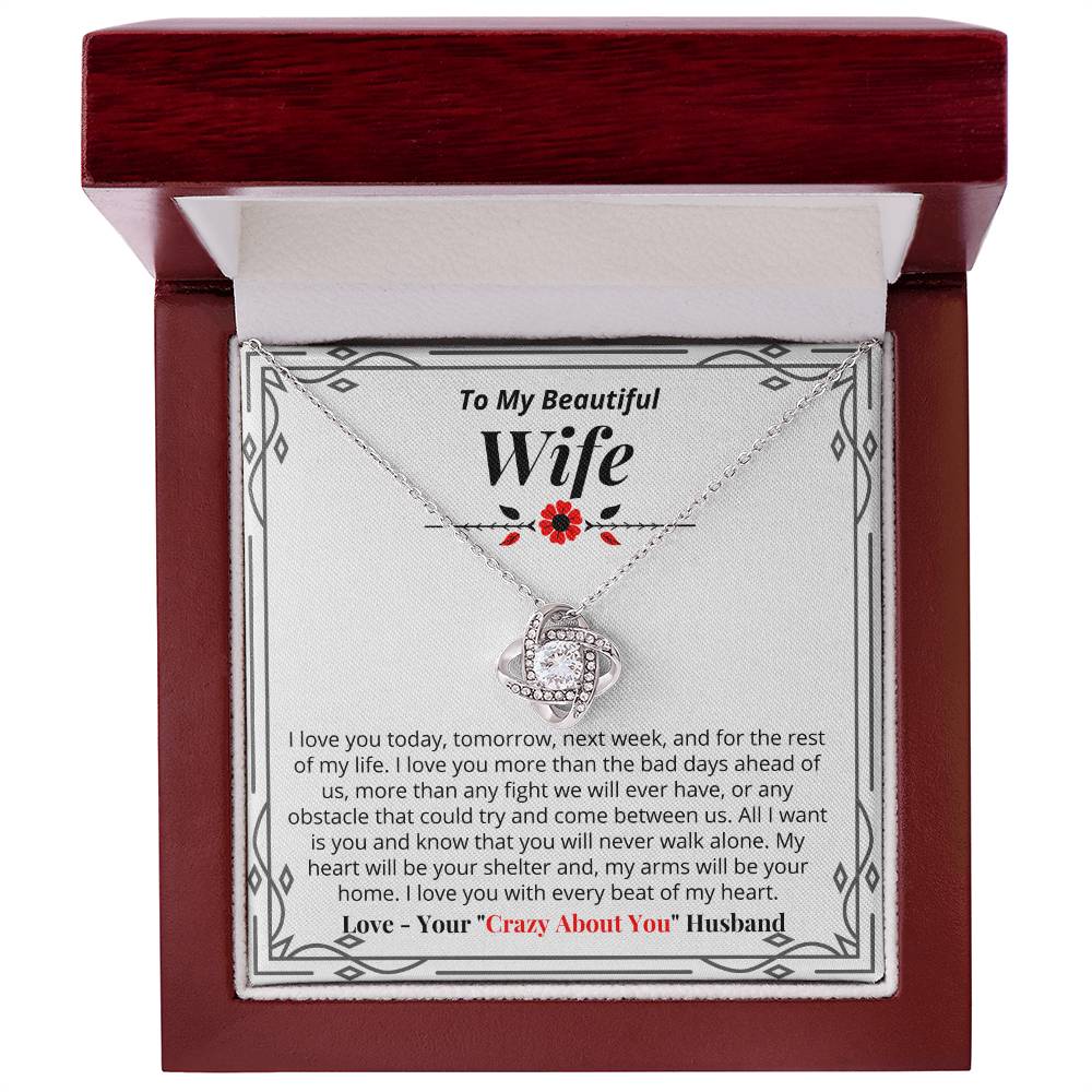 To My Wife - All I Want Is You - Necklace