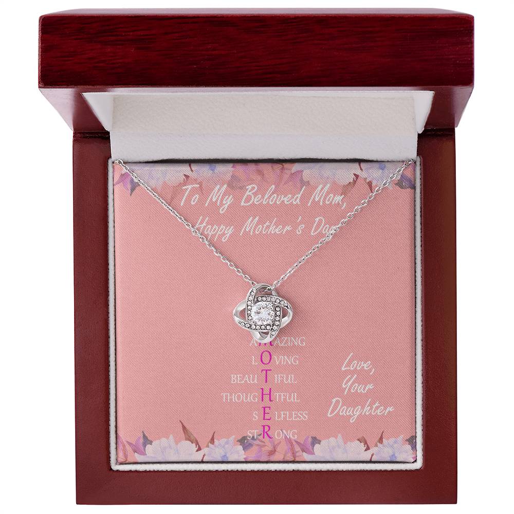 "Mother" - Precious Mother's Day Gift Necklace - Gift For Mother On The Mother’s Day, Women’s Day, Thank You Gift