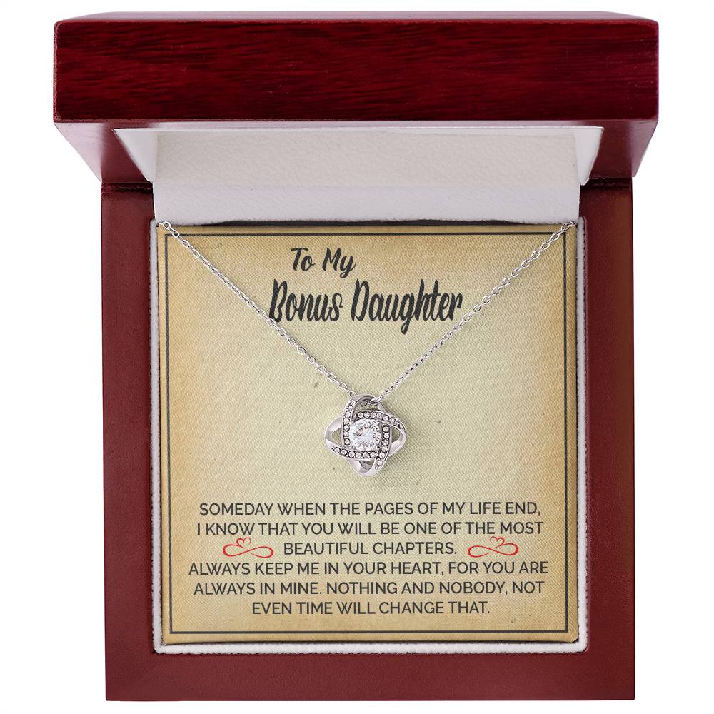 (Almost Gone) Bonus Daughter - Beautiful Chapters -Empowering Necklace with Meaningful Message