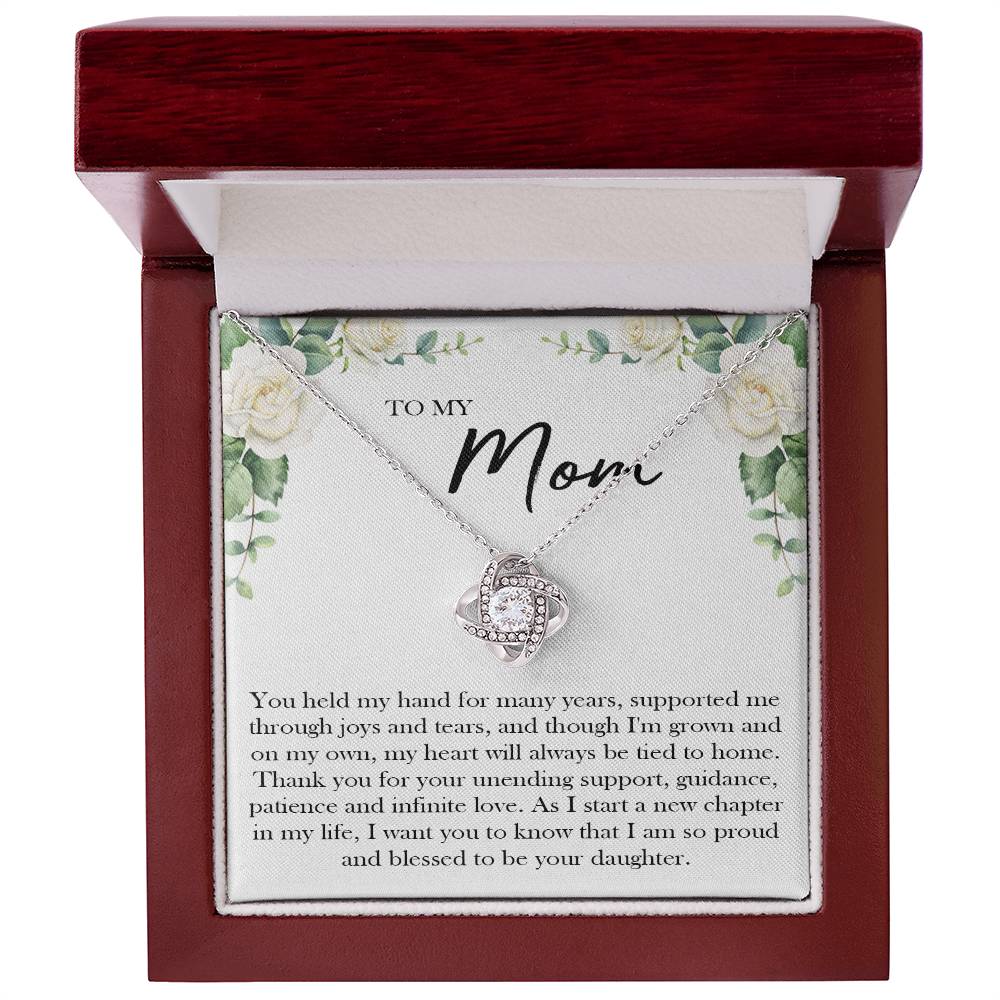 Mother of the Bride Gift From Daughter, to My Mom Necklace, Mother Daughter Necklace, Mom Birthday Gift