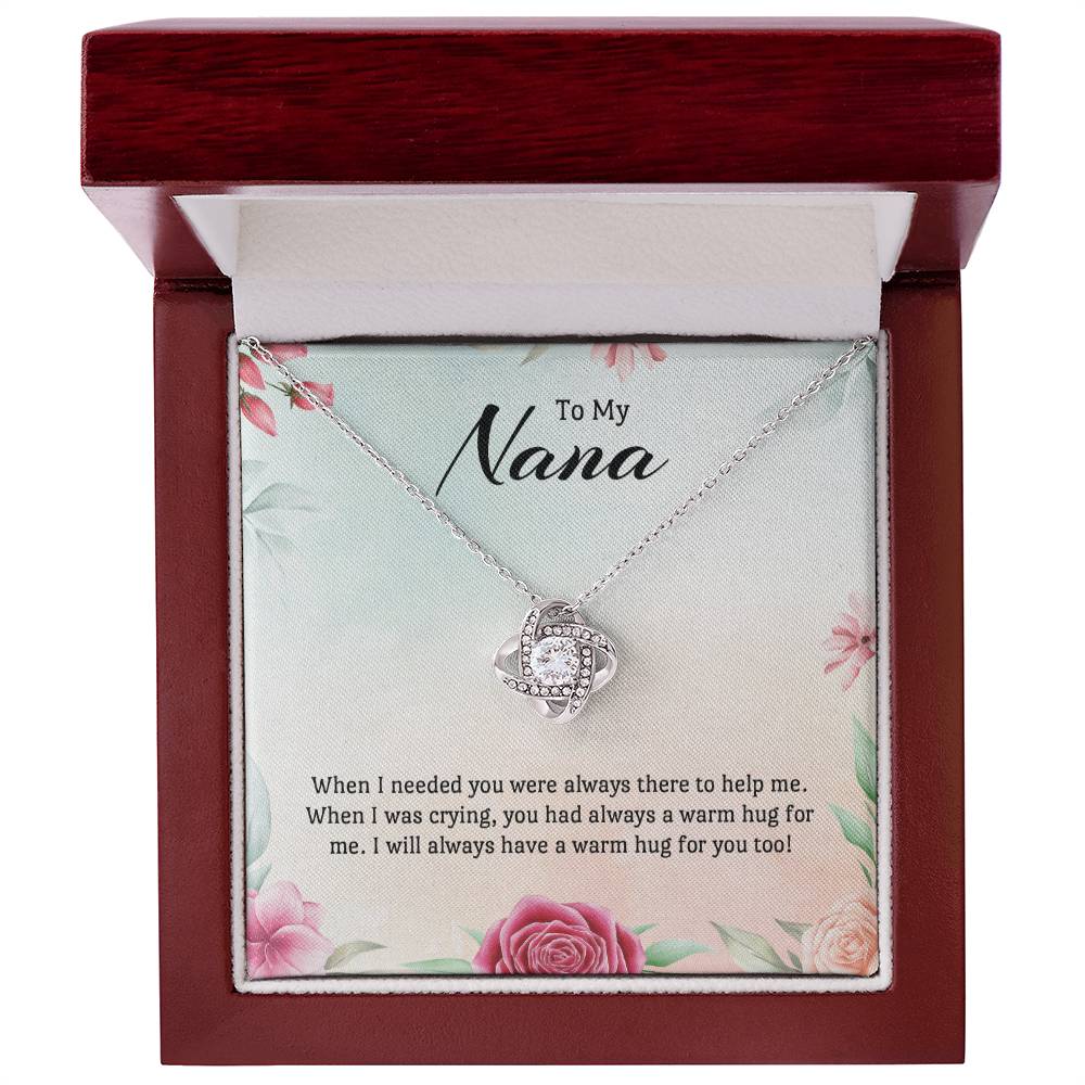 Love Knot Necklace For Nana - A Hug in Every Moment on New Year