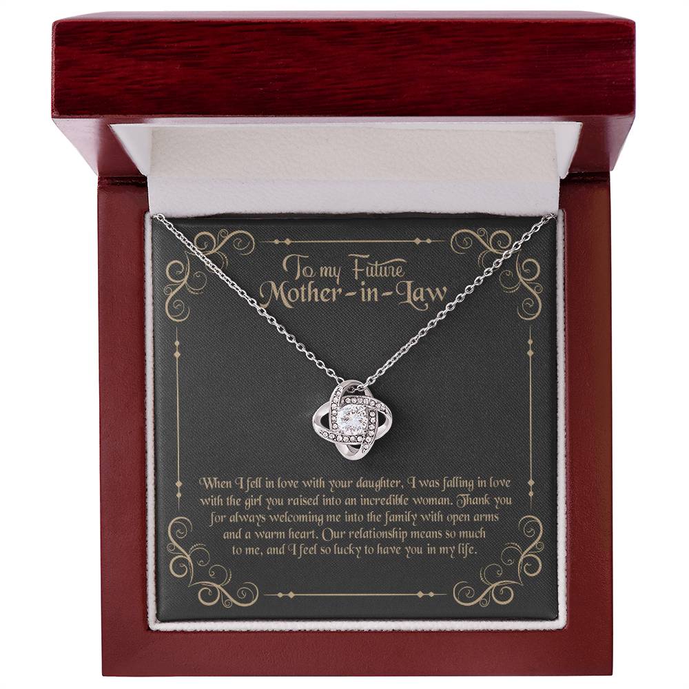 To my future Mother-in-law - Gift from Son - Thank You for Being Family on Thanksgiving