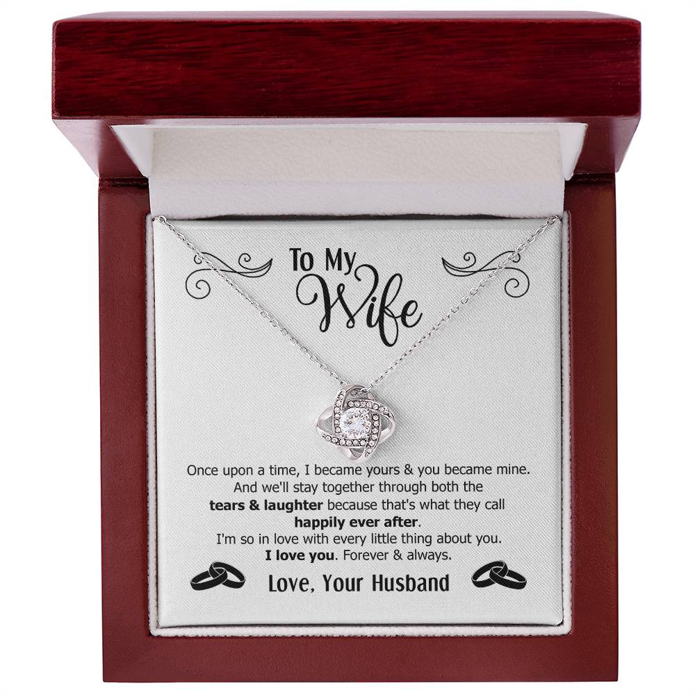 (Almost Gone!) to My Wife - Necklace - Happily Ever After