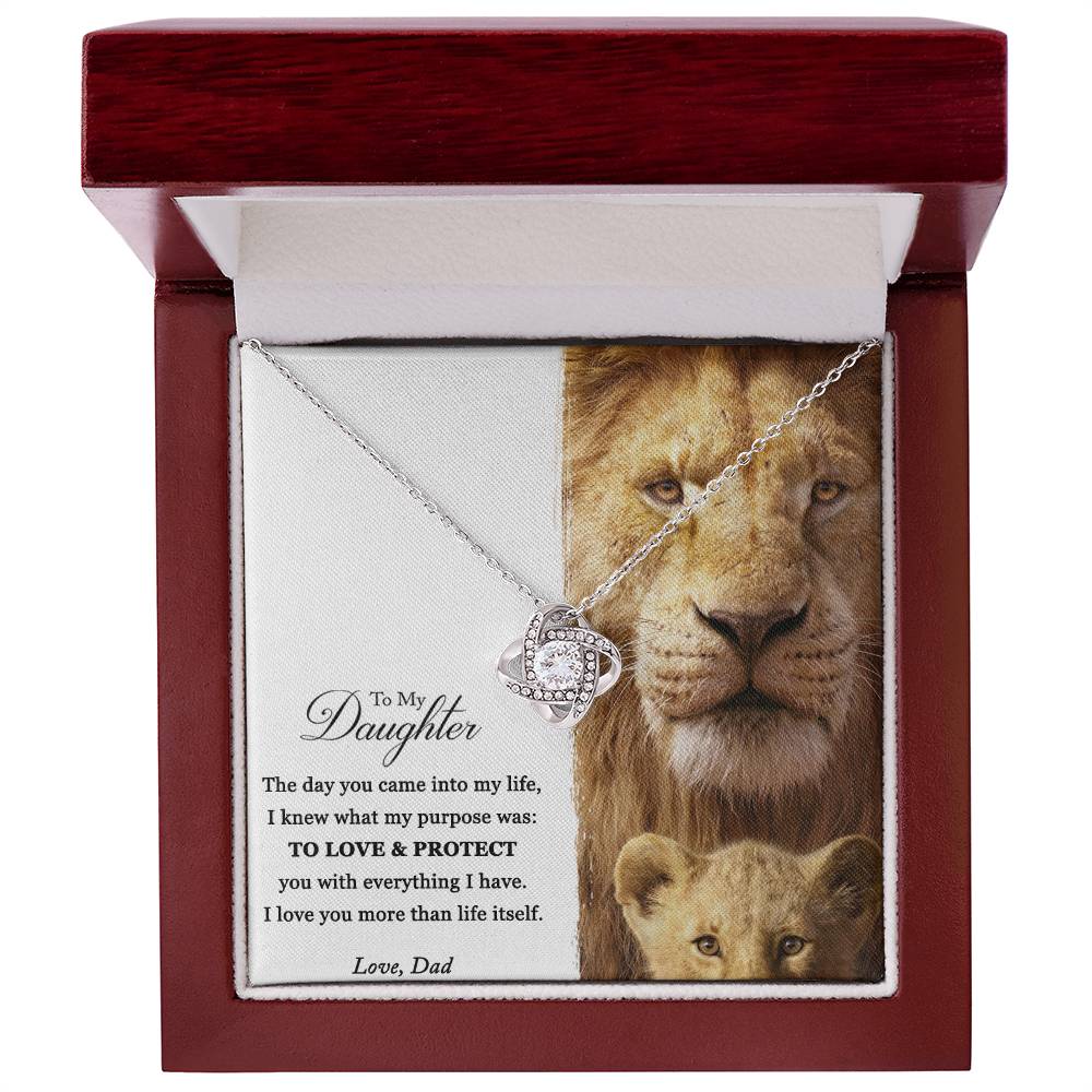 Necklace to Daughter – I love you more than life itself - Graduation Day