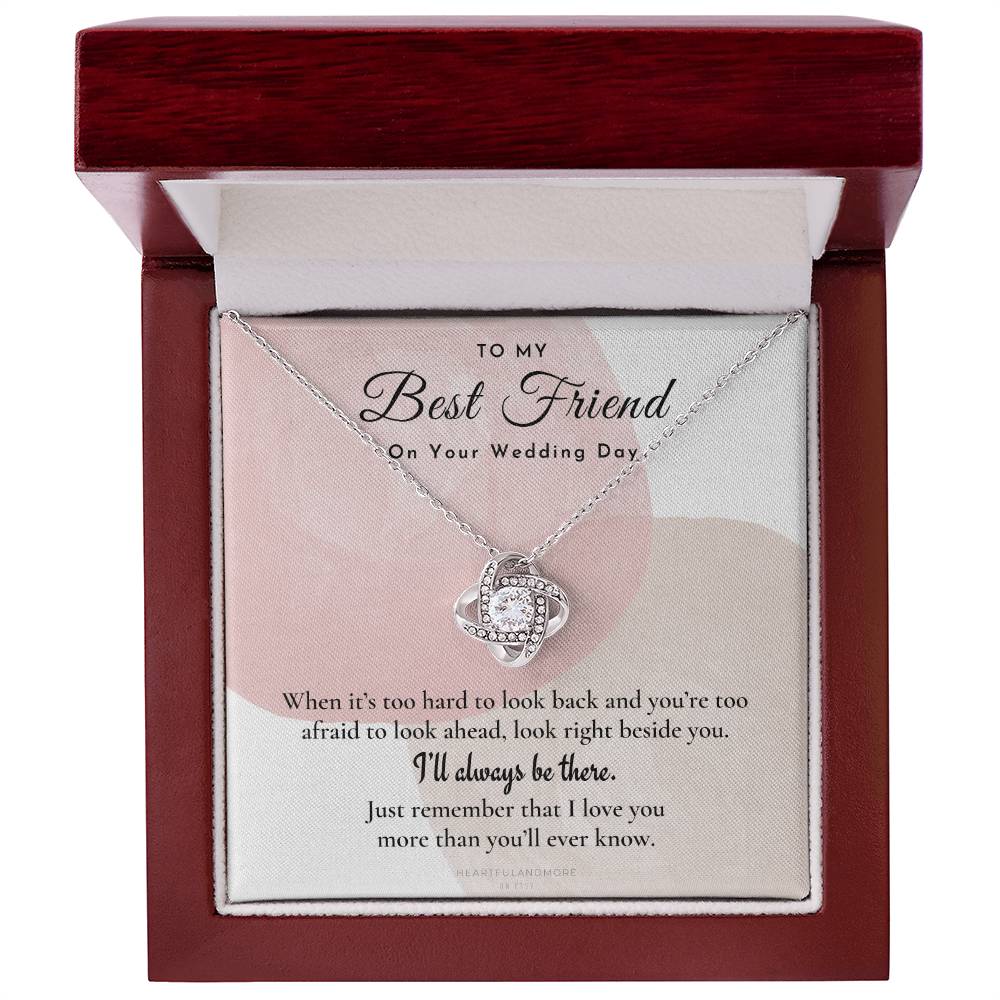 Best Friend Gift on Her Wedding Day, Best Friend to Bride Necklace, Best Friend Gift to Bride, Bride Gift From Maid of Honor, to My Best Friend