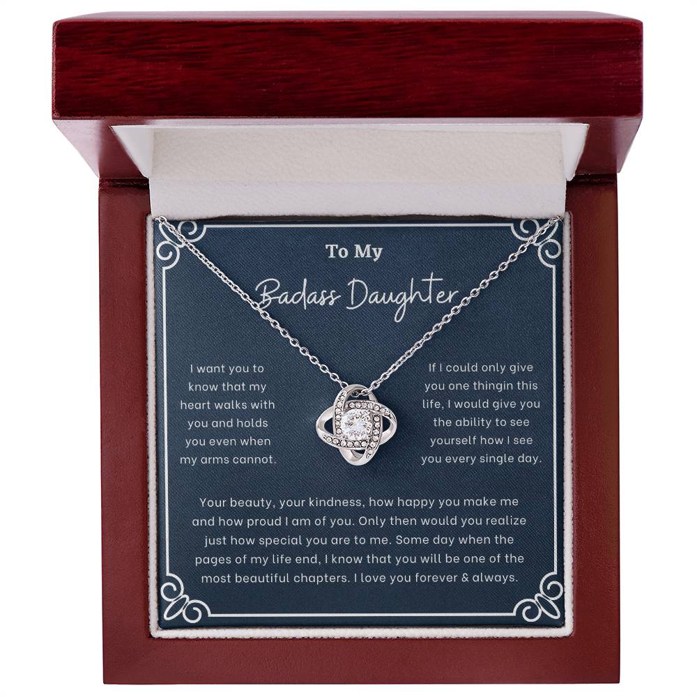 To my Daughter - 1st Design - To My Badass Daughter – A Lifetime of Love and Pride from Mom/Dad