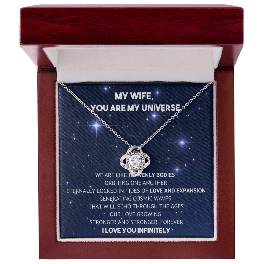You Are My Universe - Necklace - To My Wife - My Eternal Love on Christmas
