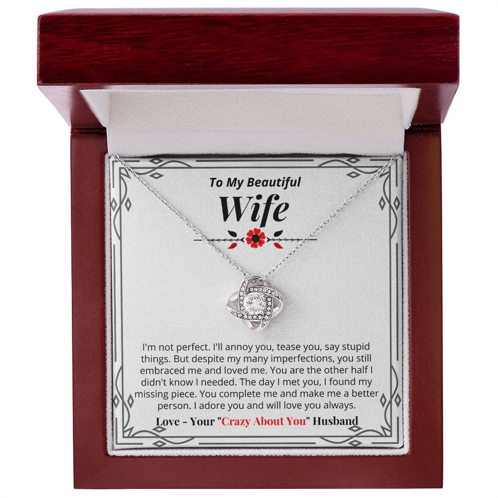 To My Wife - You Complete Me - Necklace
