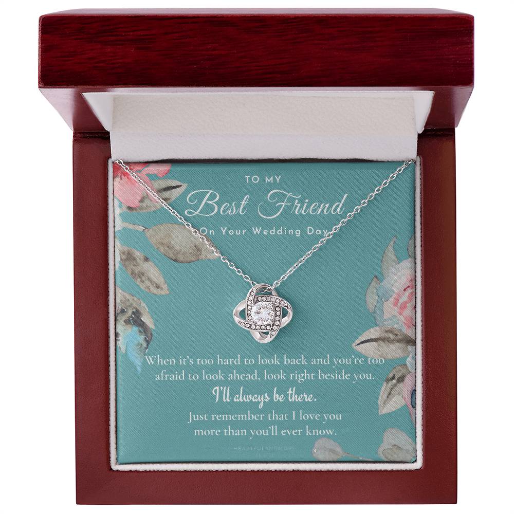 Best Friend Gift on Her Wedding Day, Best Friend to Bride Necklace, Best Friend Gift to Bride, Bride Gift From Maid of Honor, to My Best Friend