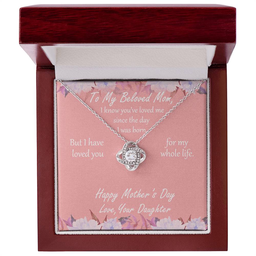 "My Whole Life" - Mother's Day Necklace -  To The Best Mom Ever – With Love on Mother’s Day