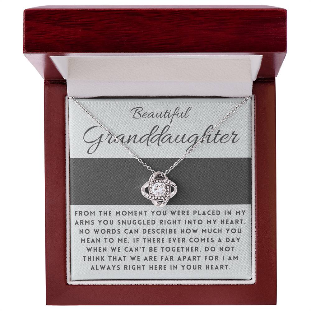 (Almost Gone) Cute Granddaughter Necklace - Gift from Grandma with Love