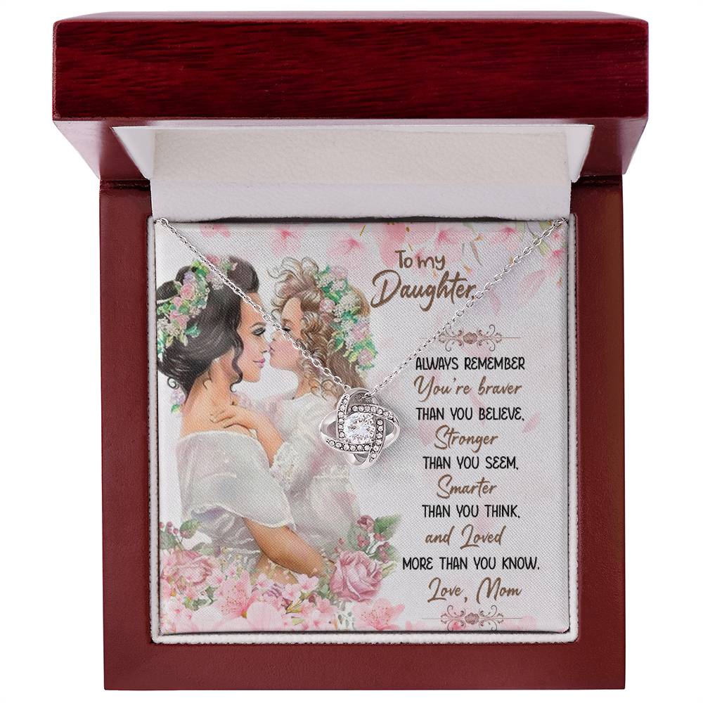 To My Daughter Necklace – Forever my pride and joy - Christmas