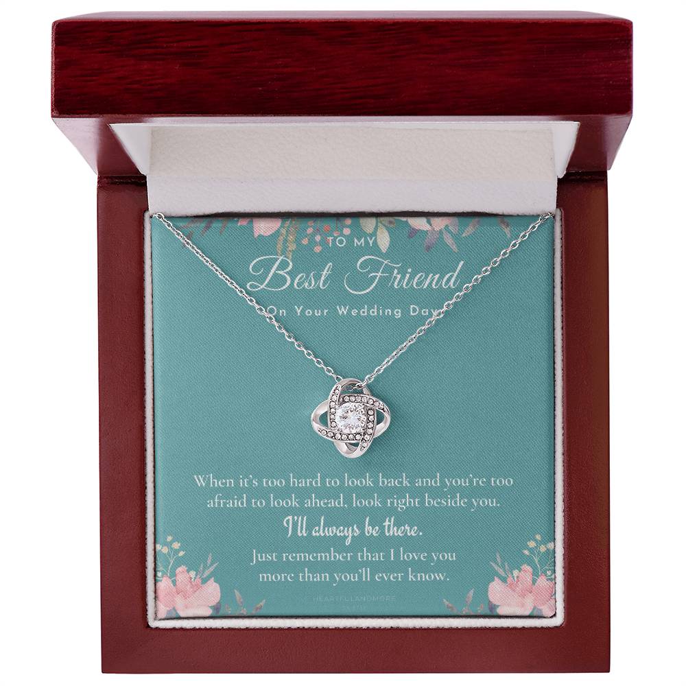 Best Friend Gift on Her Wedding Day, Best Friend to Bride Necklace, Best Friend Gift to Bride, Bride Gift From Maid of Honor, to My Best Friend