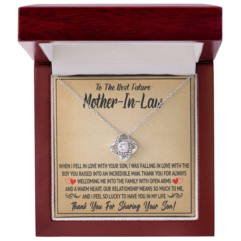 (Almost Gone) Best Future Mother in Law - Necklace - Thank You for Raising the Man of My Dreams