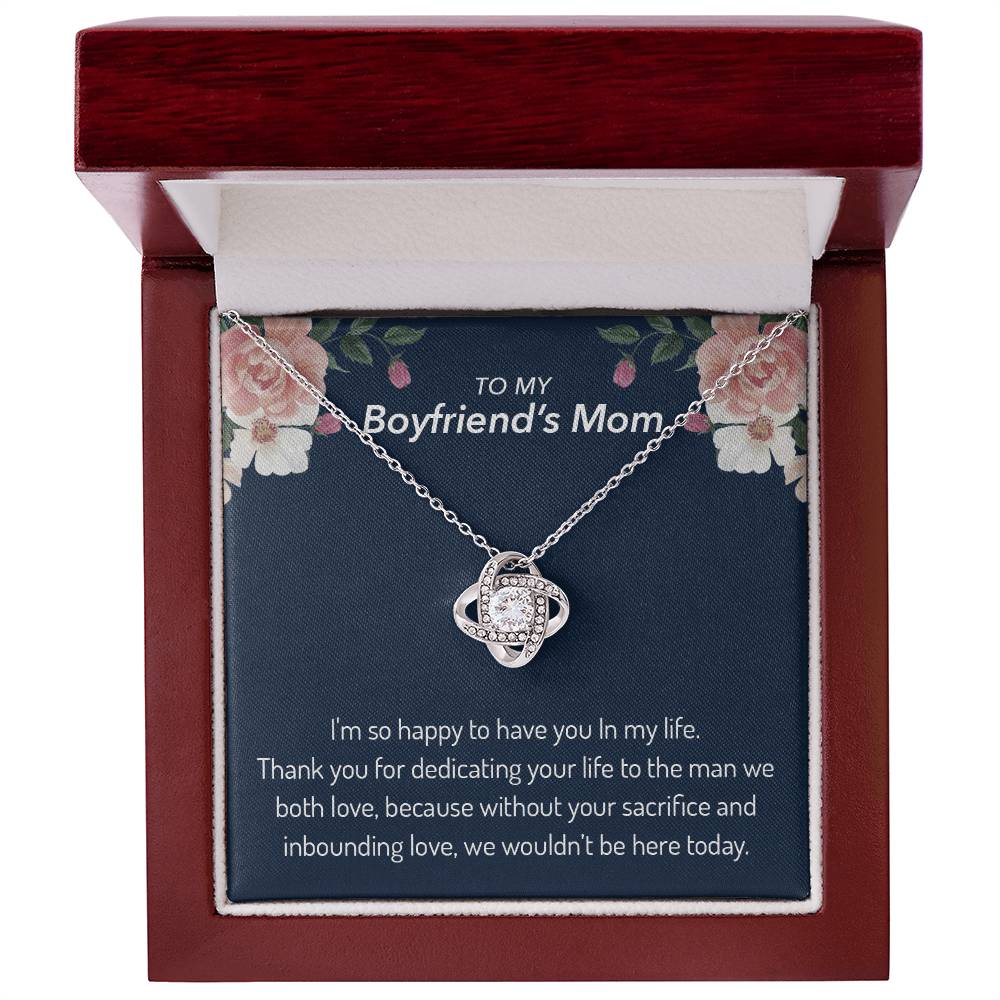 (Almost Gone) Boyfriend’s Mom Personalized Gift - Birthday Gift of Gratitude and Love